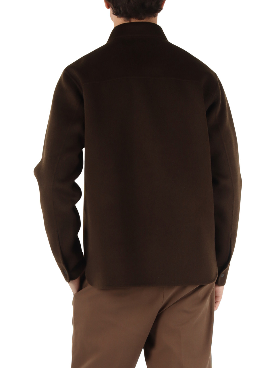 MARRONE | Overshirt 13 in lana double