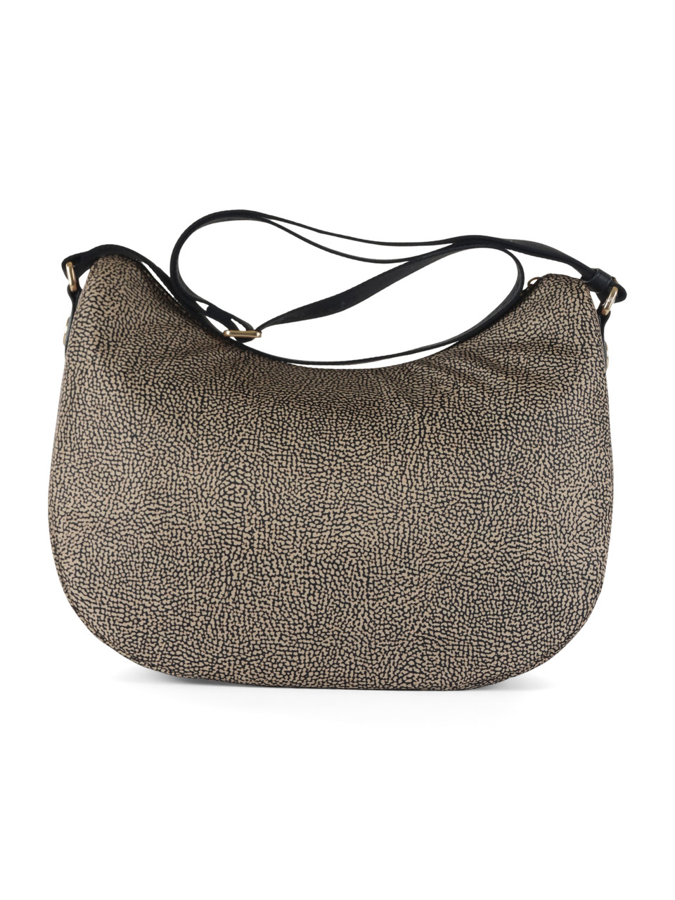BEIGE | Borsa B-CLUB LUNA Medium in tessuto stampato OP