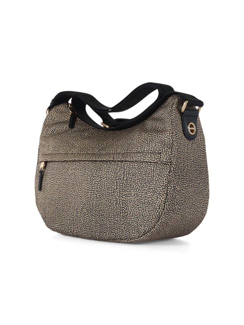 BEIGE | Borsa B-CLUB LUNA Middle in tessuto stampato OP