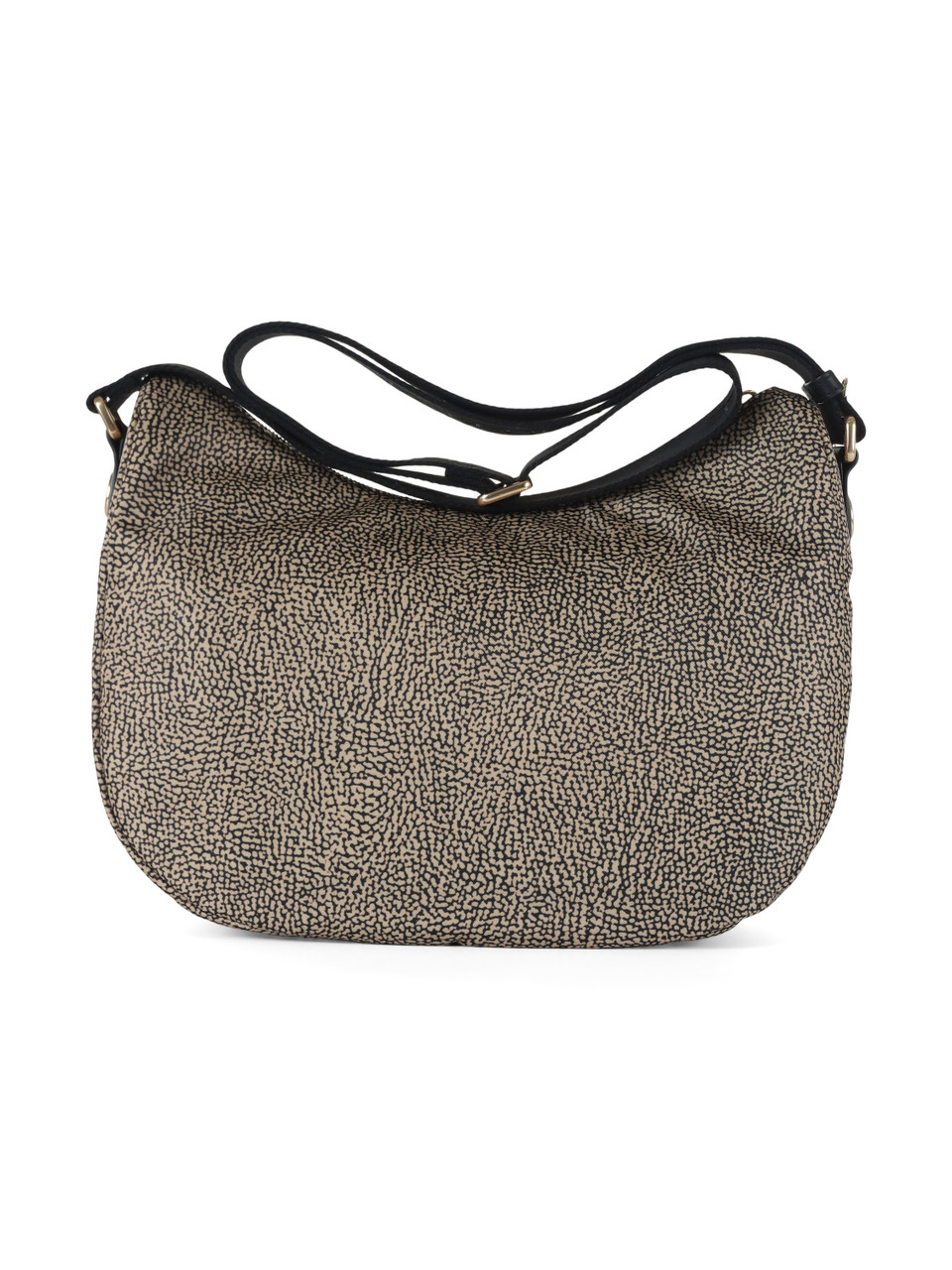 BEIGE | Borsa B-CLUB LUNA Middle in tessuto stampato OP