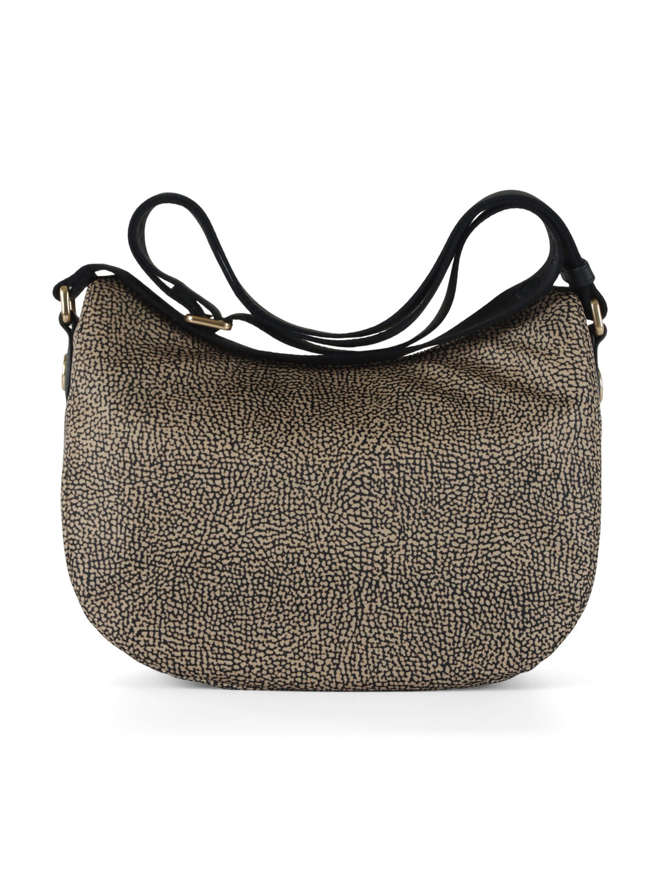 BEIGE | Borsa B-CLUB LUNA Small in tessuto stampato OP