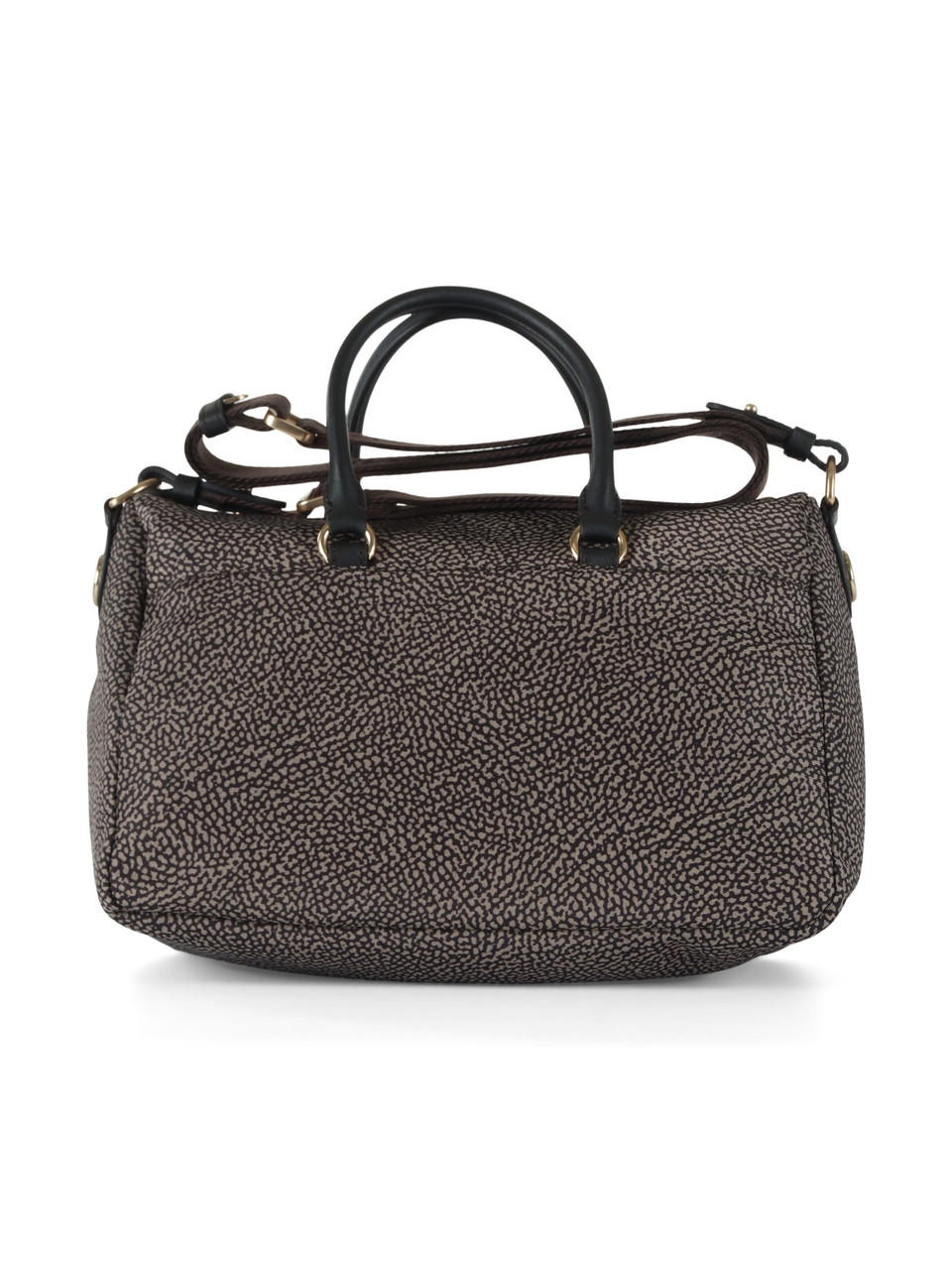 TORTORA | Borsa B-CLUB BAULETTO Medium in tessuto stampato OP