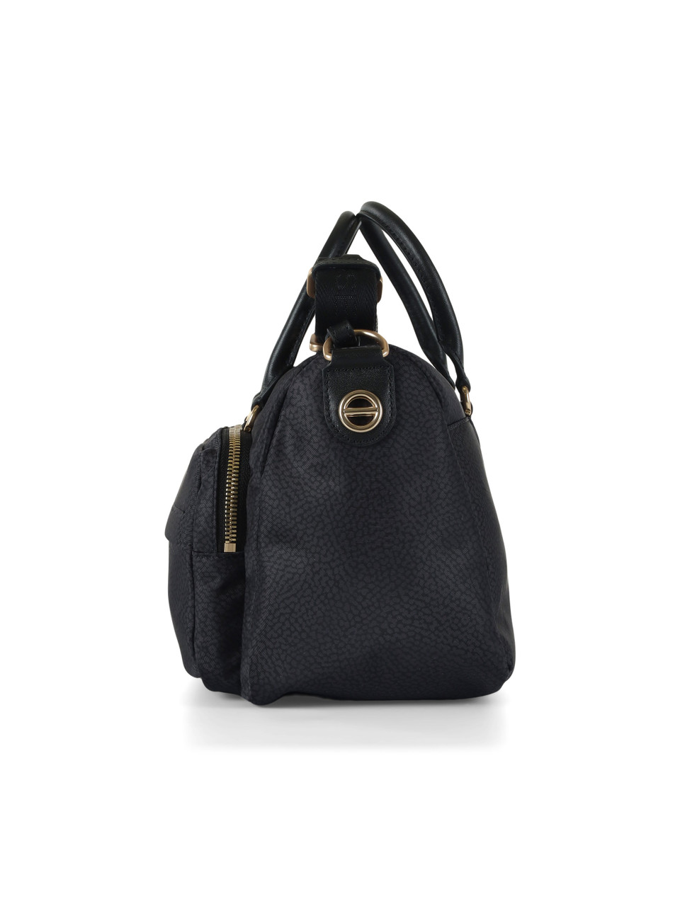NERO | Borsa B-CLUB BAULETTO Medium in tessuto stampato OP