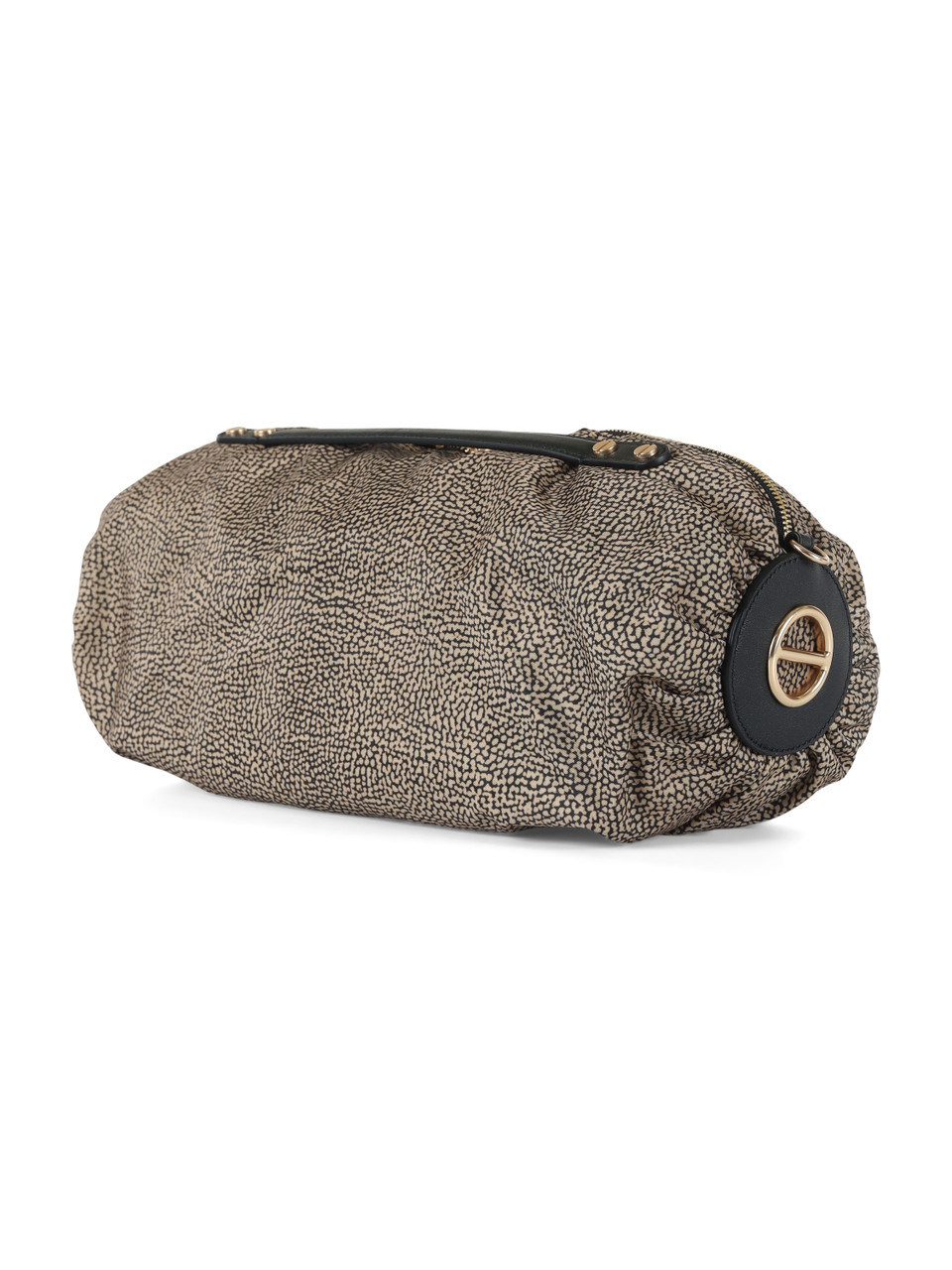 BEIGE | Borsa ACCADEMY BAULETTO Small in tessuto stampato OP