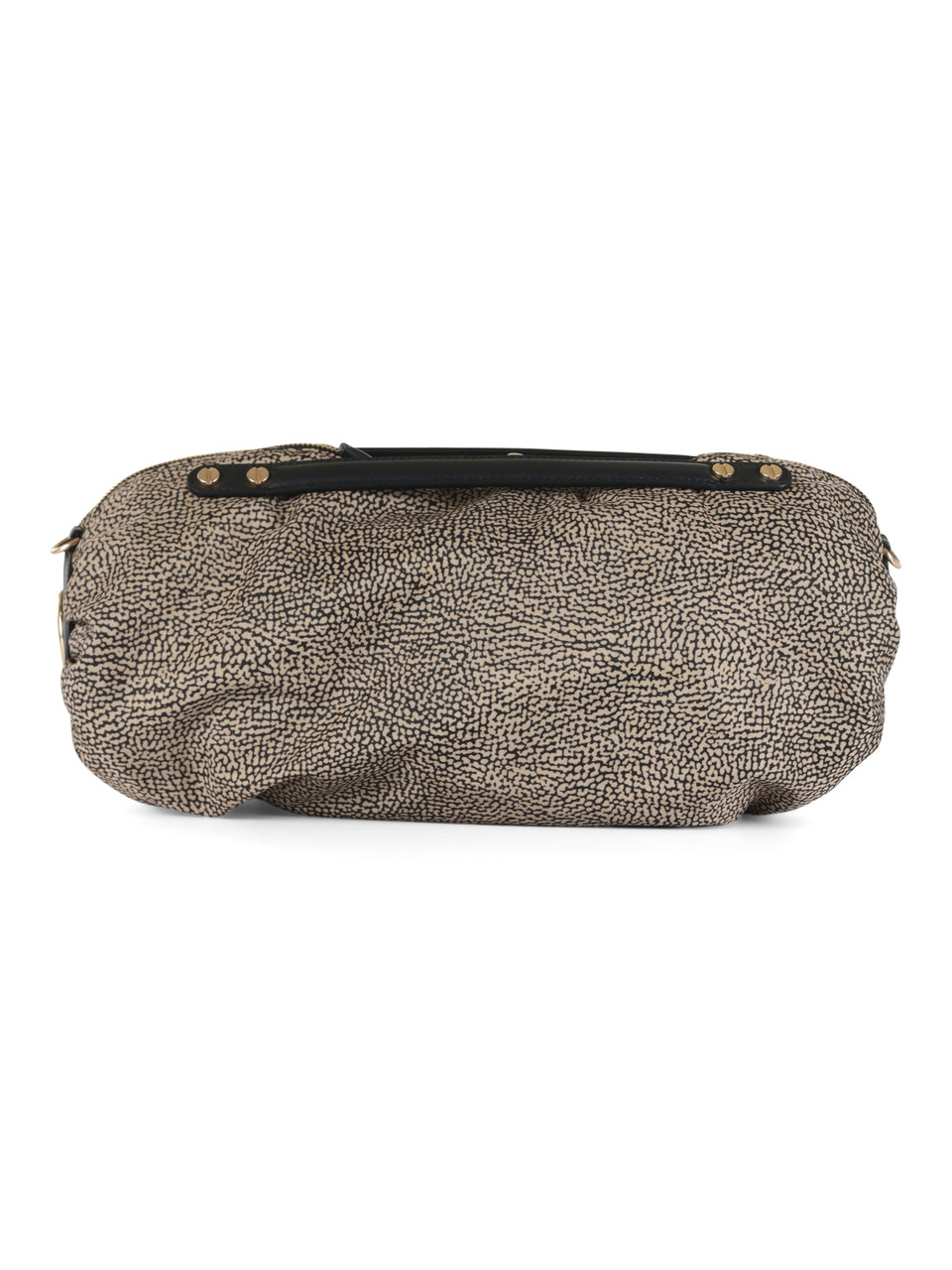 BEIGE | Borsa ACCADEMY BAULETTO Small in tessuto stampato OP
