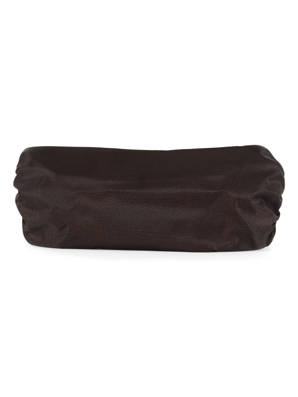 MARRONE | Borsa ACCADEMY BAULETTO Large in tessuto stampato OP