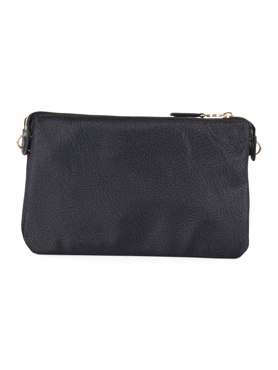 NERO | Borsa B-CLUB CROSS OVER Small in tessuto stampato OP