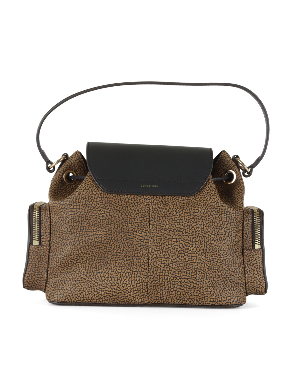MARRONE CHIARO | Borsa URBAN TRACOLLA Small in tela rivestita OP