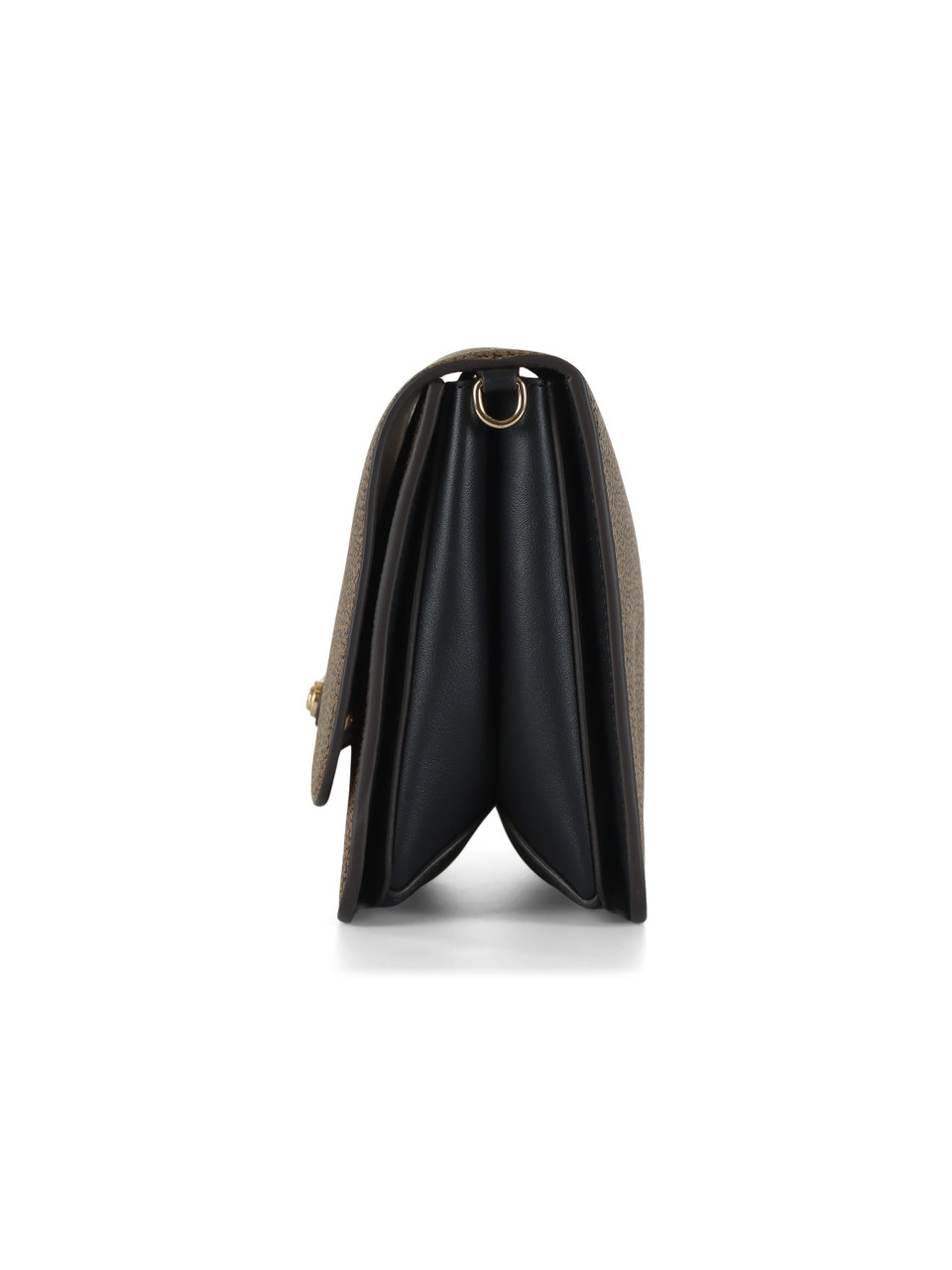 MARRONE CHIARO | Borsa URBAN TRACOLLA Small in tela rivestita OP