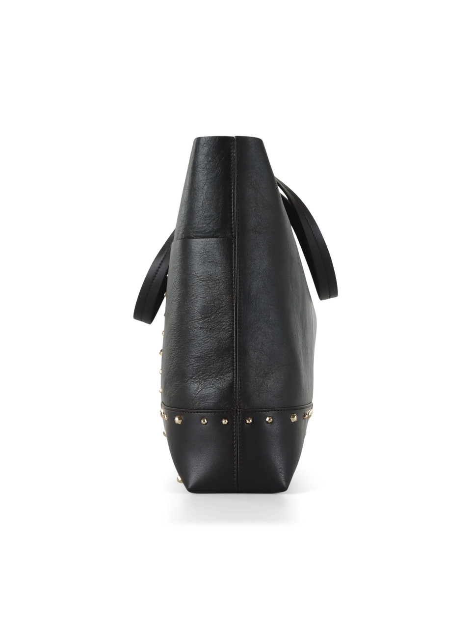 MARRONE | Borsa TOTE STUDS in pelle cloud