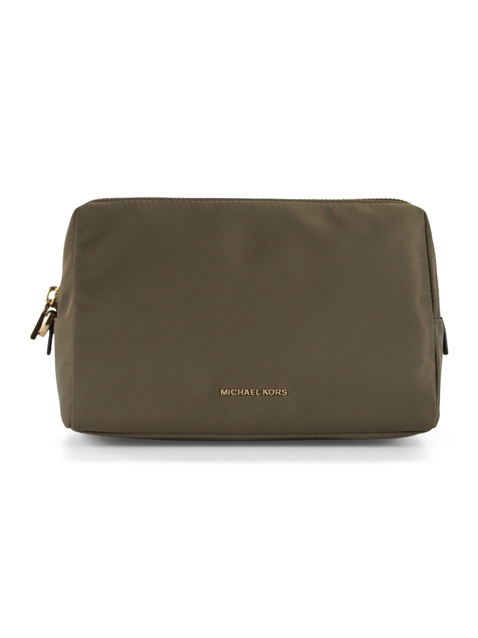 VERDE MILITARE | Pochette ZADIE Large in nylon riciclato
