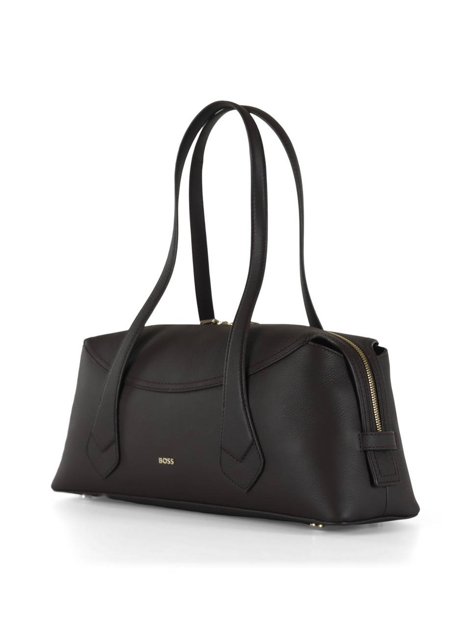 marrone scuro | Borsa a spalla LENAH NEW BOWLING in pelle