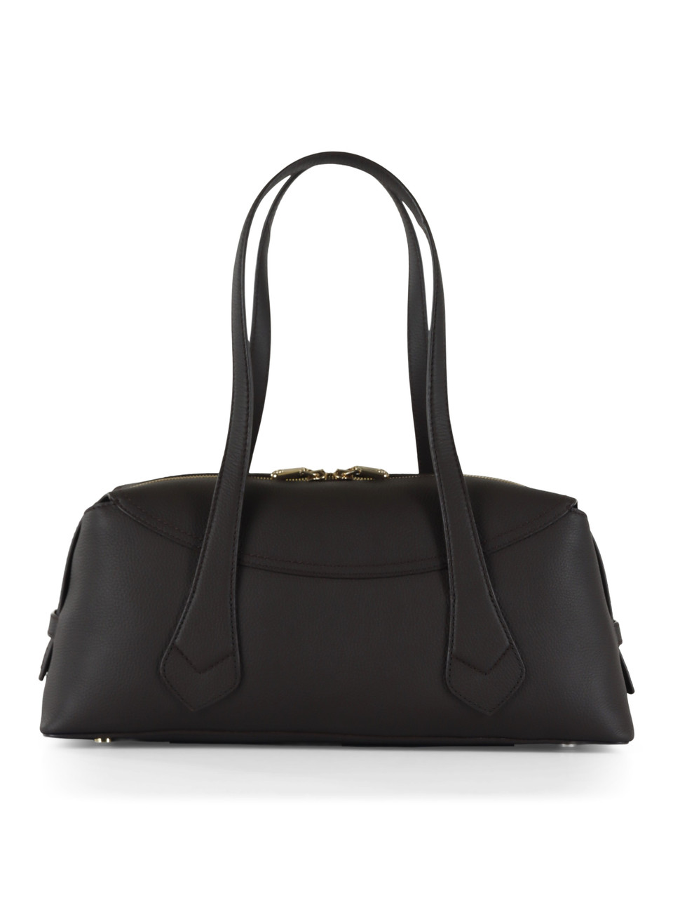 marrone scuro | Borsa a spalla LENAH NEW BOWLING in pelle