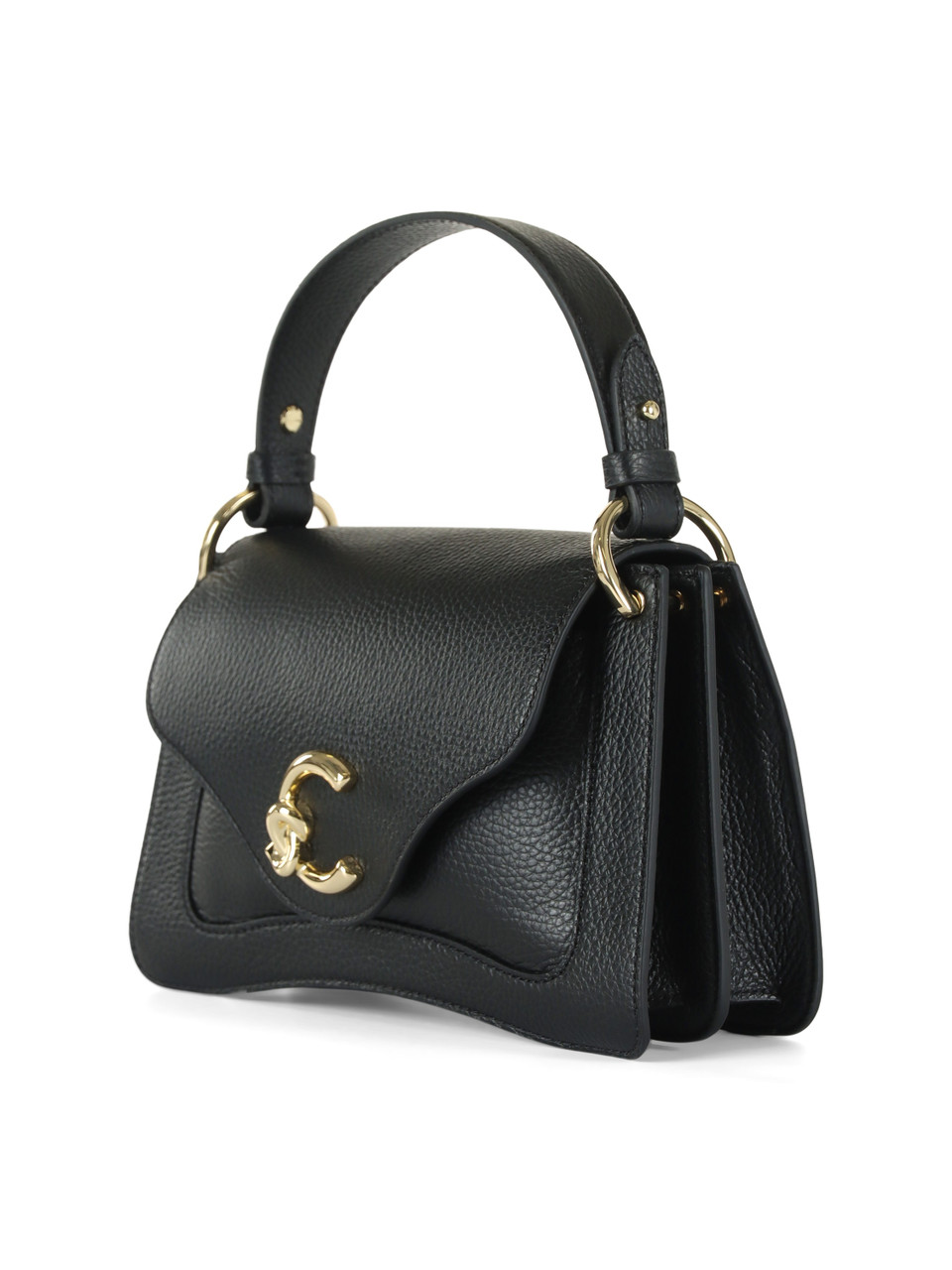 NERO | Borsa a mano in pelle C-ME Small