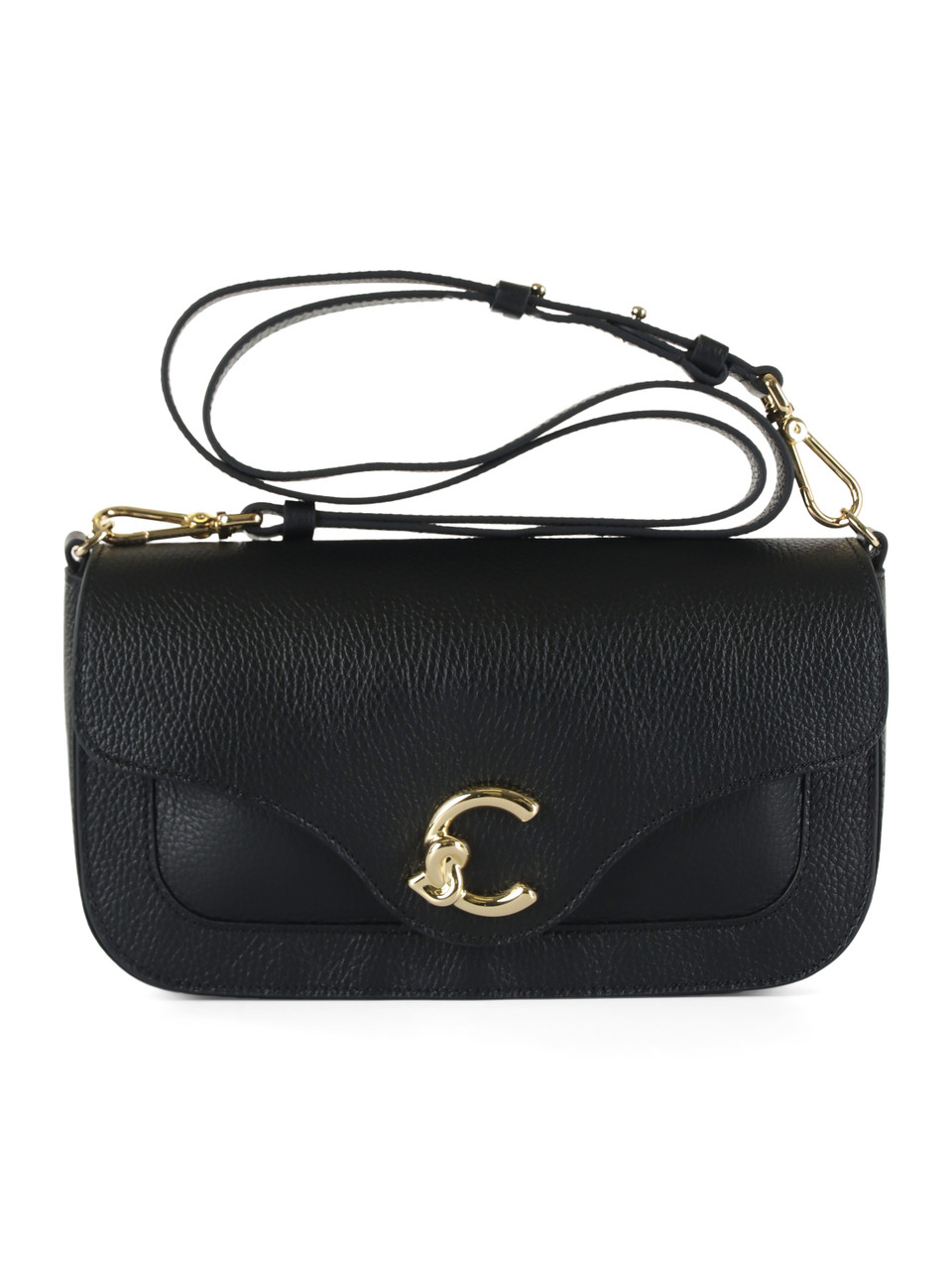 NERO | Borsa a tracolla in pelle C-ME Medium