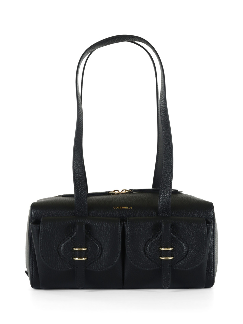 NERO | Borsa a spalla in pelle MAVERY POCKET Medium