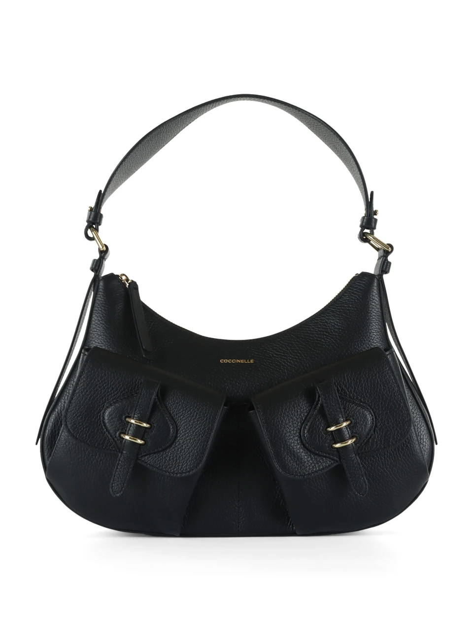 NERO | Borsa a spalla in pelle MAVERY POCKET Medium