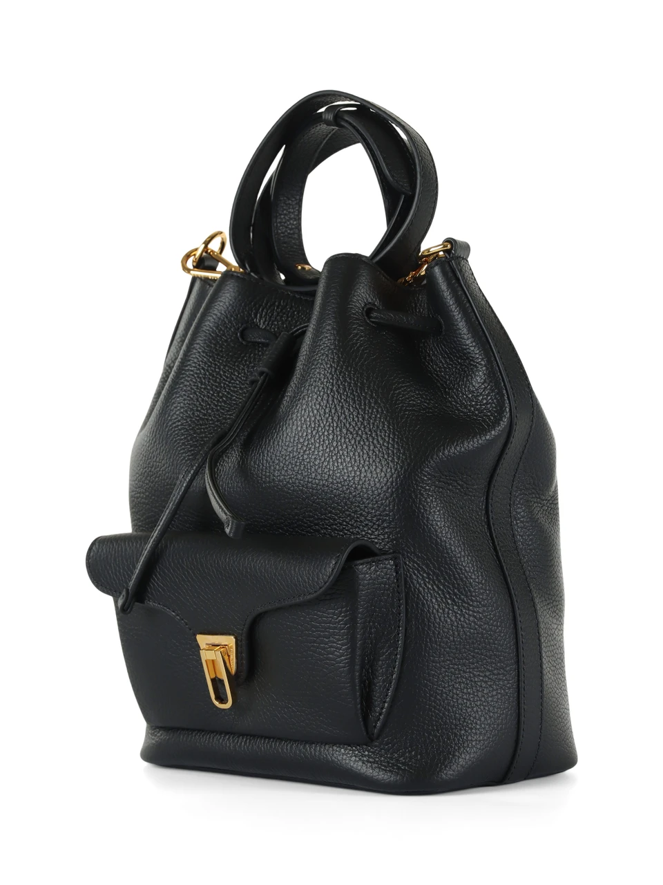 NERO | Borsa a secchiello in pelle BEAT GENERATION Medium