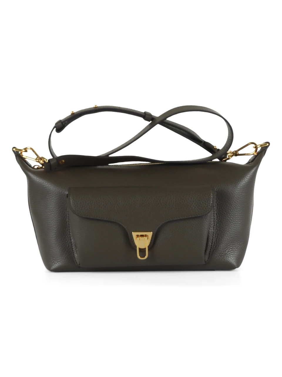 fango | Borsa a tracolla in pelle BEAT GENERATION Medium