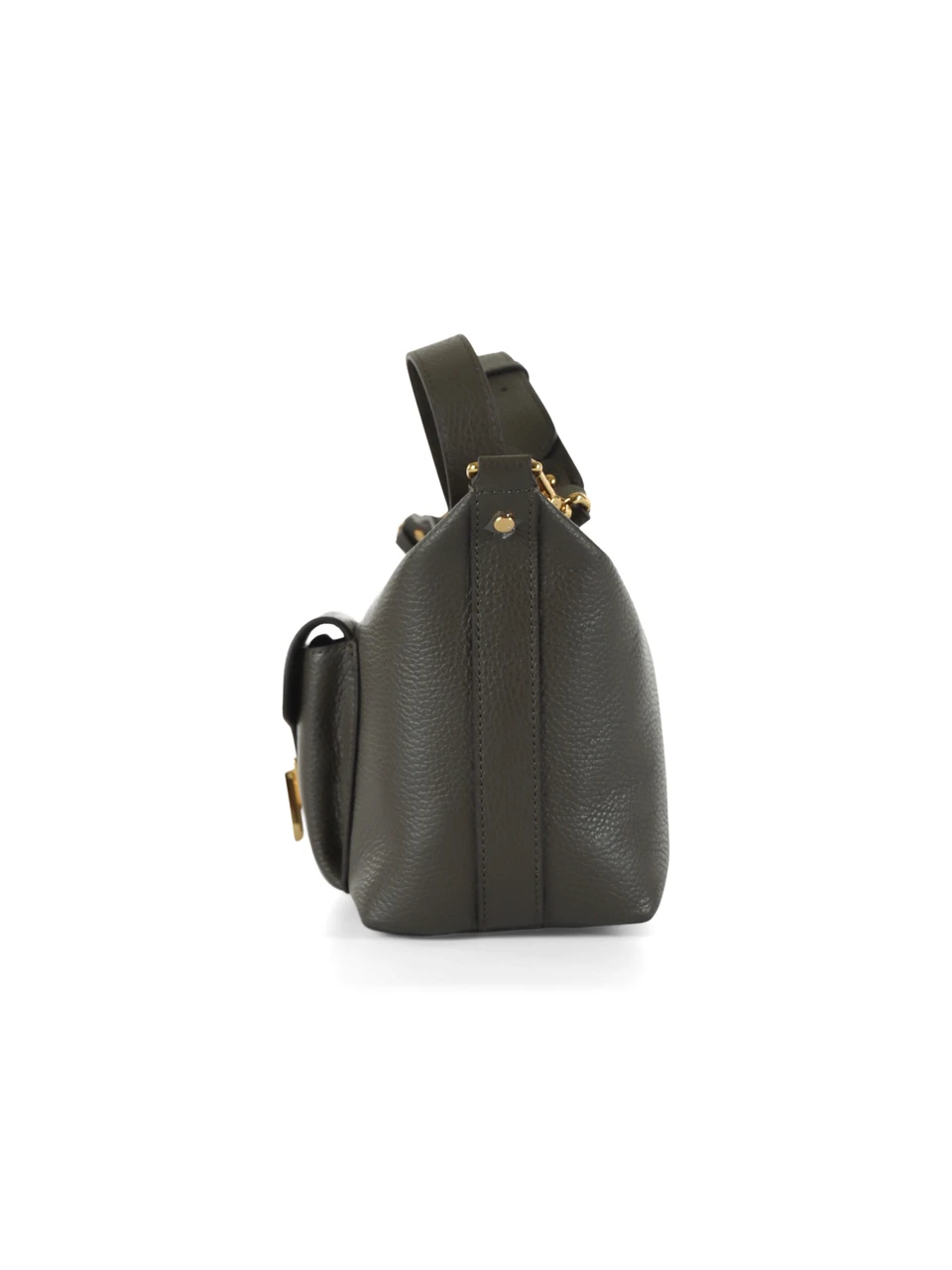 fango | Borsa a tracolla in pelle BEAT GENERATION Medium