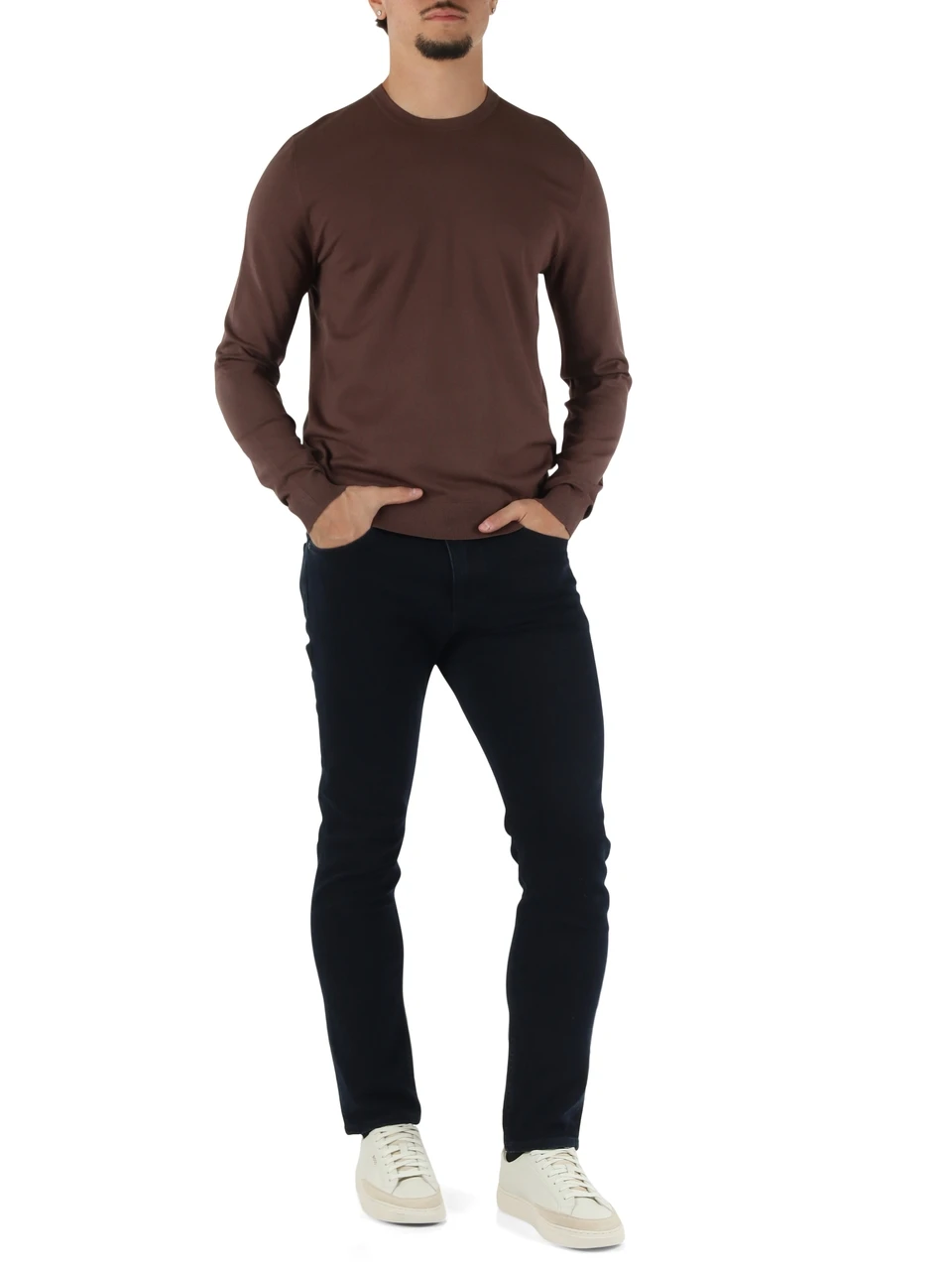 BLU SCURO | Pantalone jeans cinque tasche DELAWARE slim fit