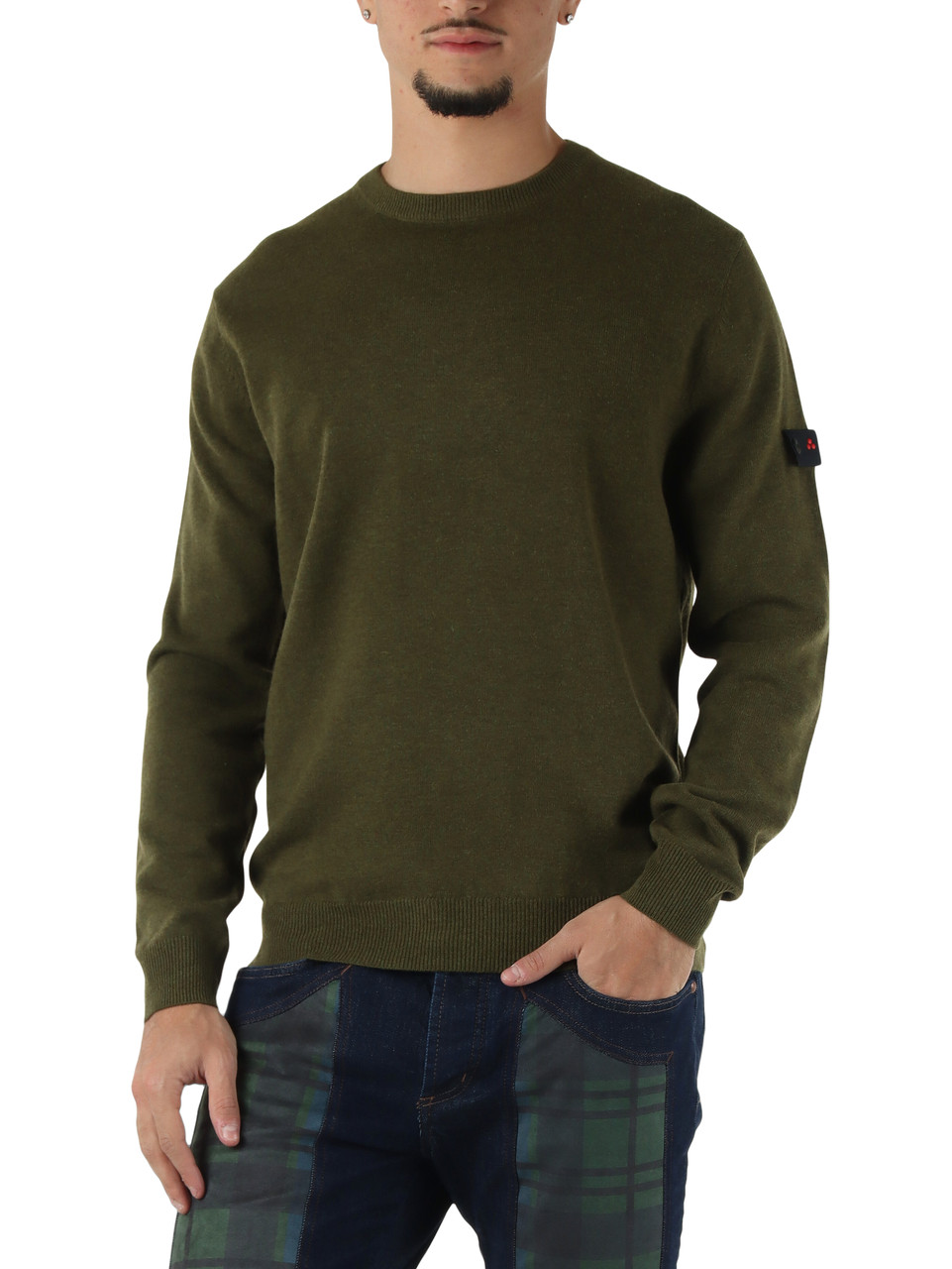 VERDE MILITARE | Maglia in misto lana NEW MARLON NC