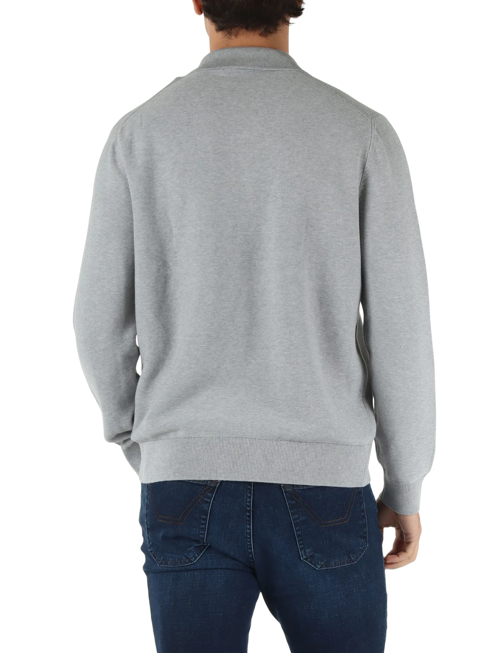 GRIGIO CHIARO | Maglia polo classic fit in cotone