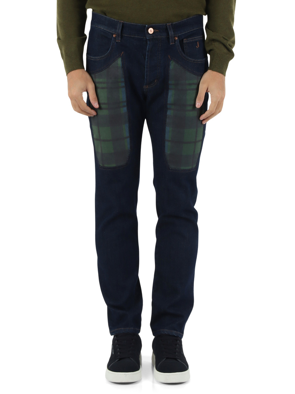 BLU | Pantaloni jeans ANNIVERSARY Tartan Limited Edition slim fit