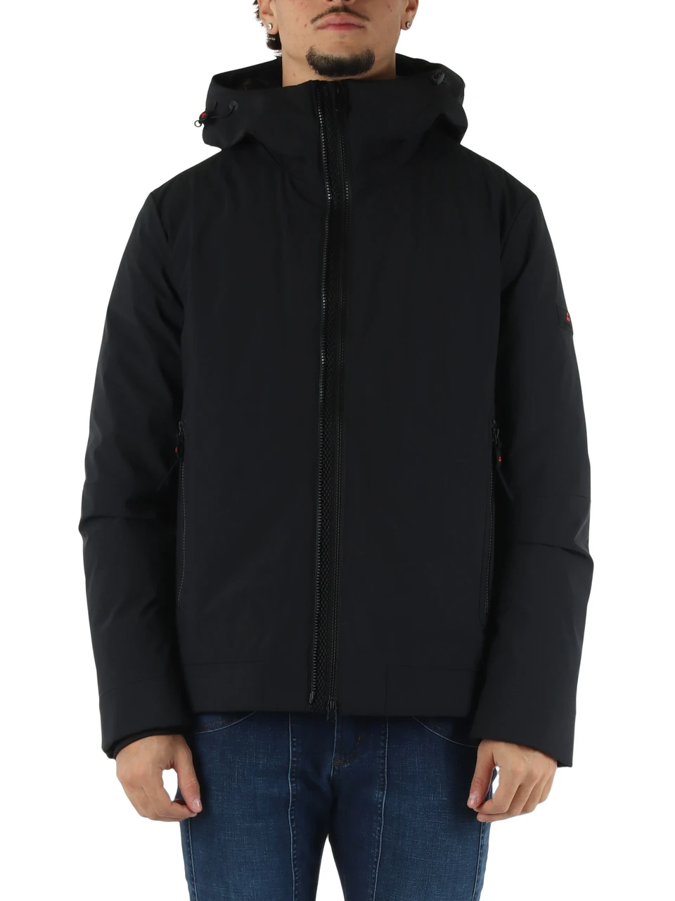 NERO | Giacca con cappuccio LOGE SRTR GRS 02