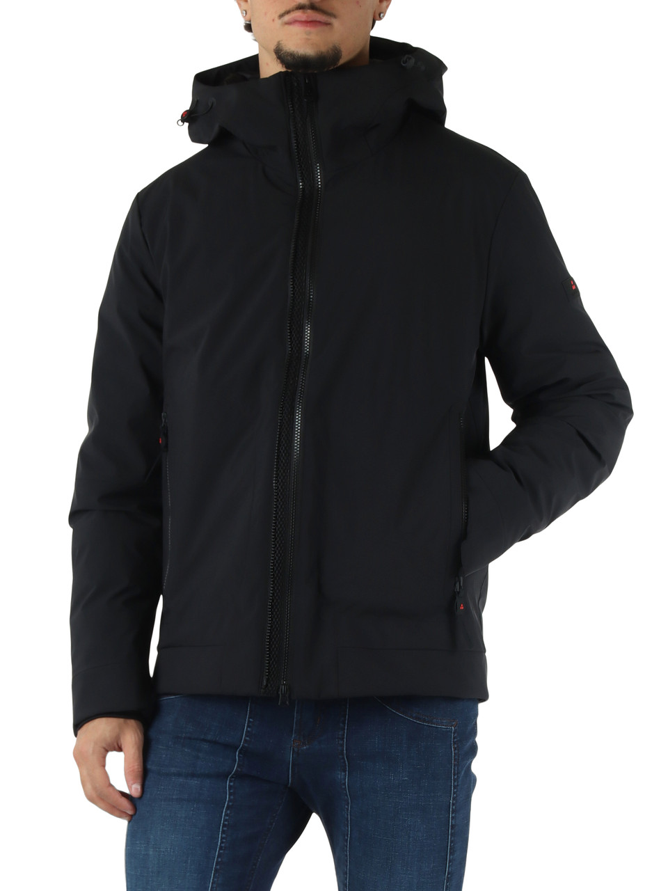 NERO | Giacca con cappuccio LOGE SRTR GRS 02