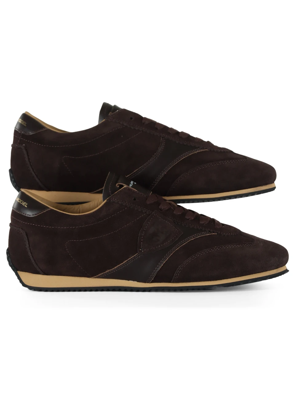 marrone scuro | Sneakers in pelle PLANCHE LOW