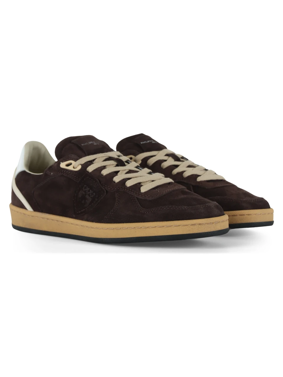 marrone scuro | Sneakers in suede PGAL LOW