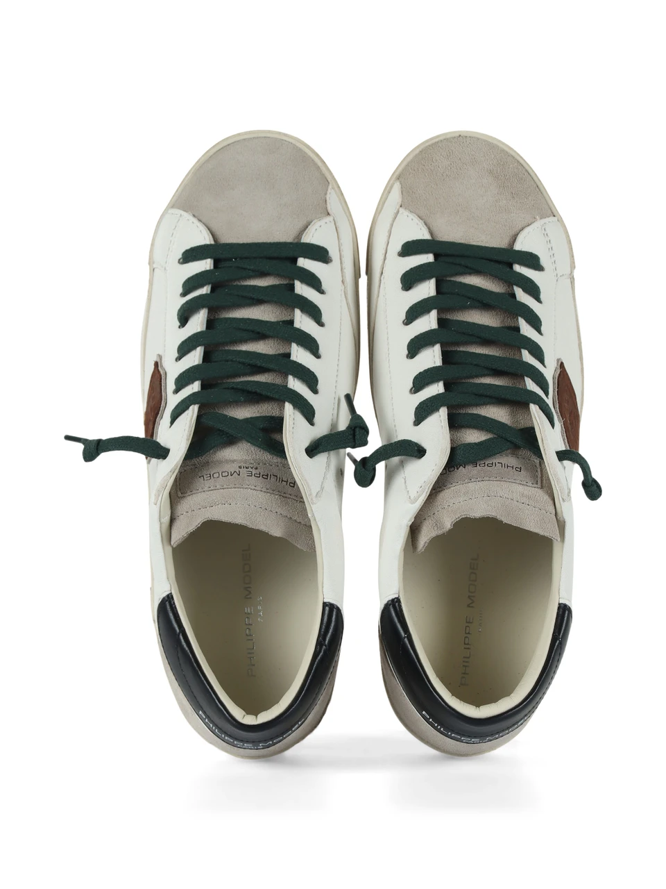 Bianco/Grigio | Sneakers in pelle PRSX LOW