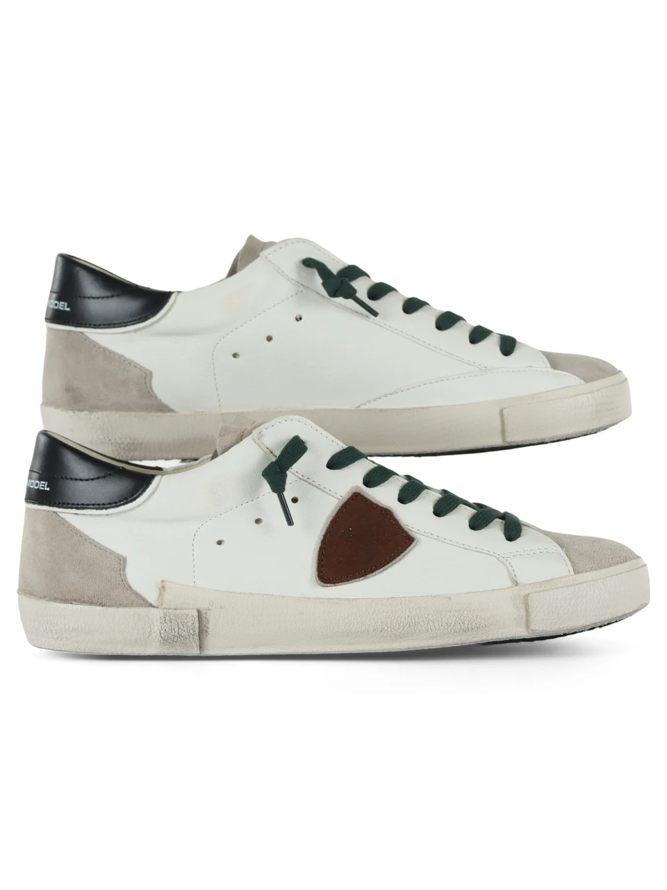Bianco/Grigio | Sneakers in pelle PRSX LOW