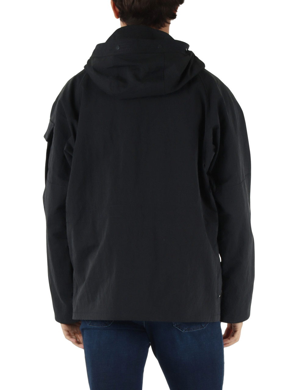 BLU SCURO | Giacca in tessuto spalmato LATITUDE SHORT PARKA