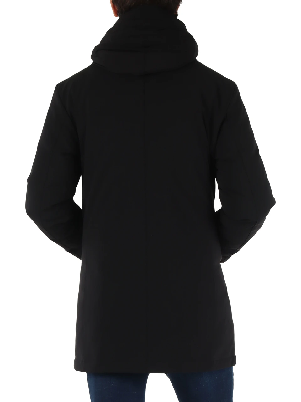 NERO | Piumino con cappuccio KRUGER TJ GRS 02