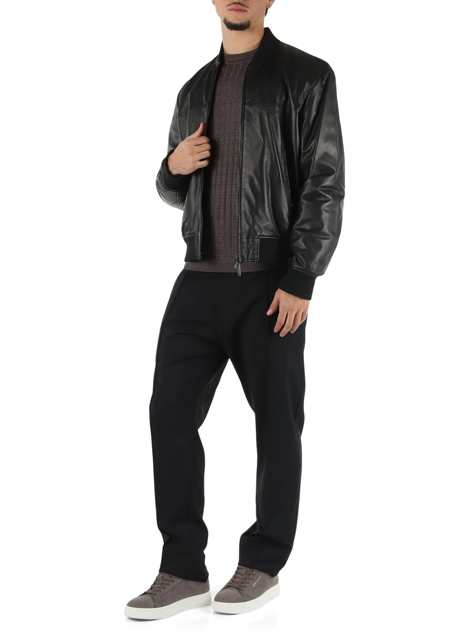 NERO | Giacca bomber in pelle