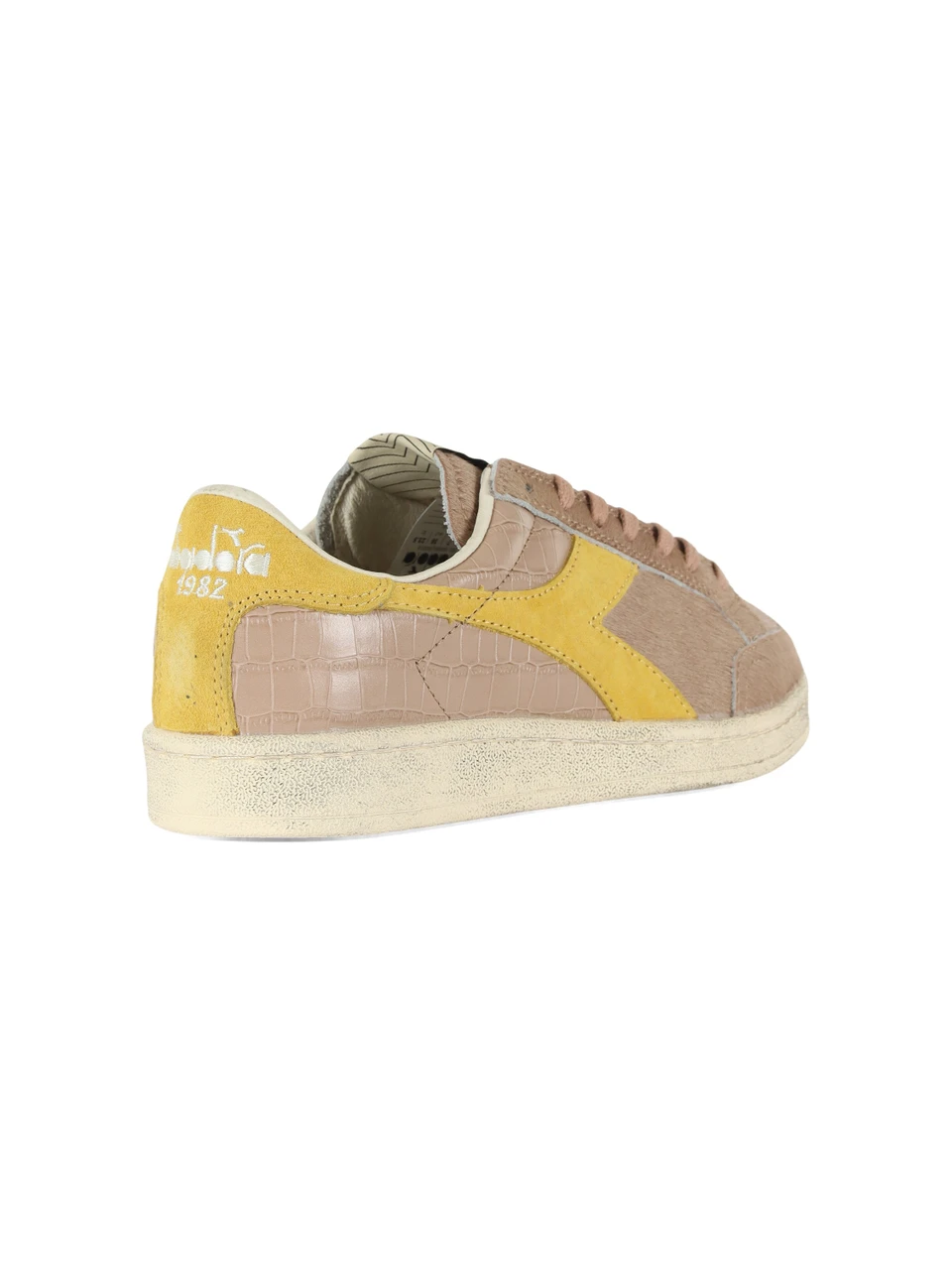 BEIGE | HERITAGE: Sneakers PRESTIGE HORSY CROCO WN
