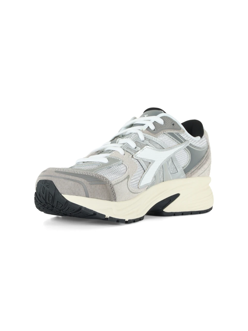 GRIGIO | Sneakers chunky in pelle e tessuto MYTHOS STAR