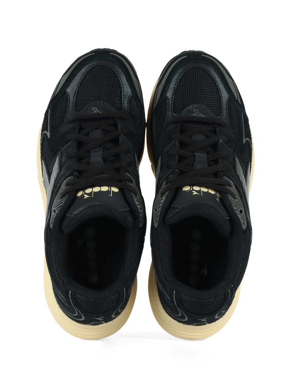 NERO | Sneakers chunky in pelle e tessuto MYTHOS STAR
