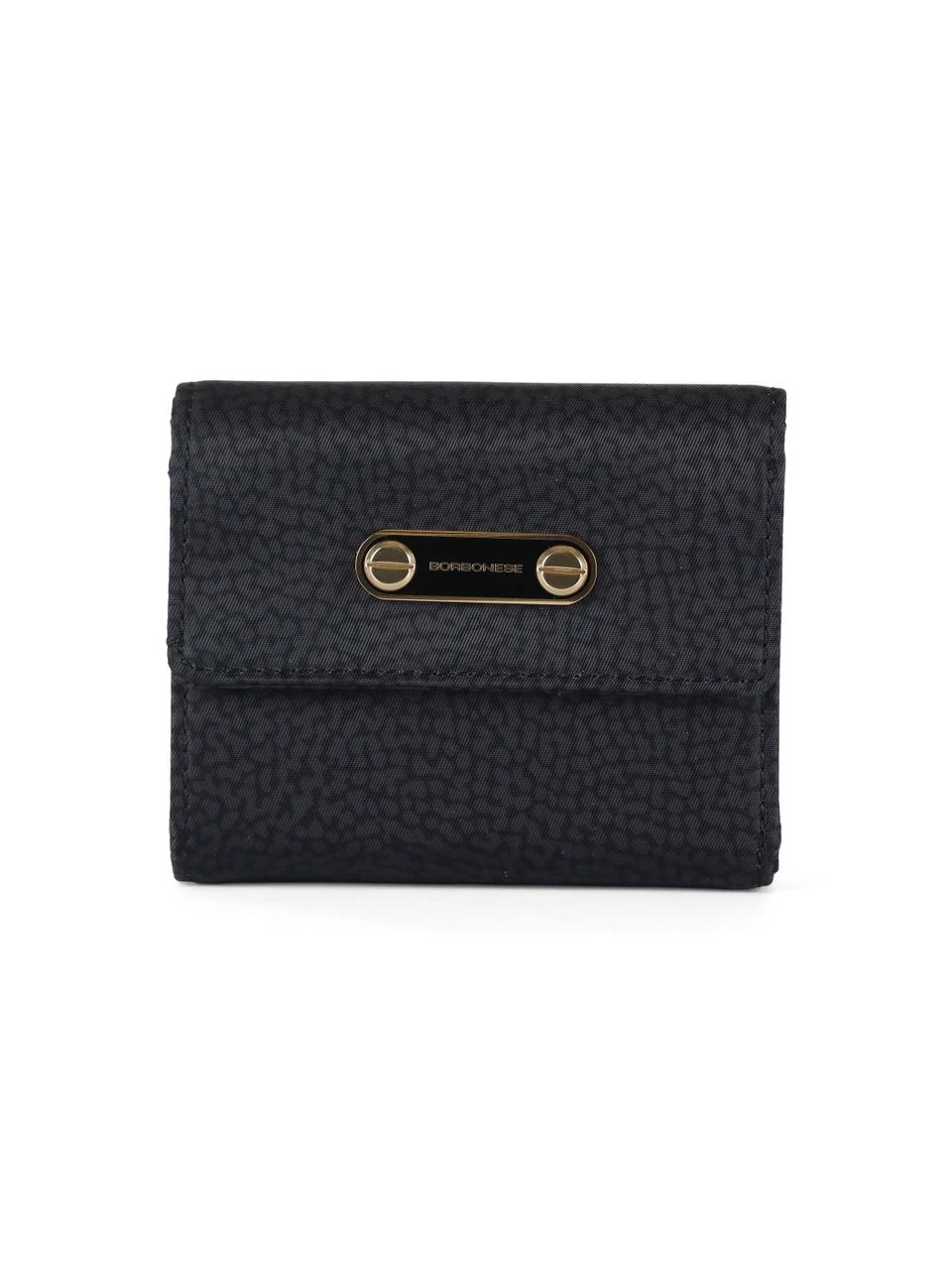 NERO | Portafoglio Small in tessuto OP con patta