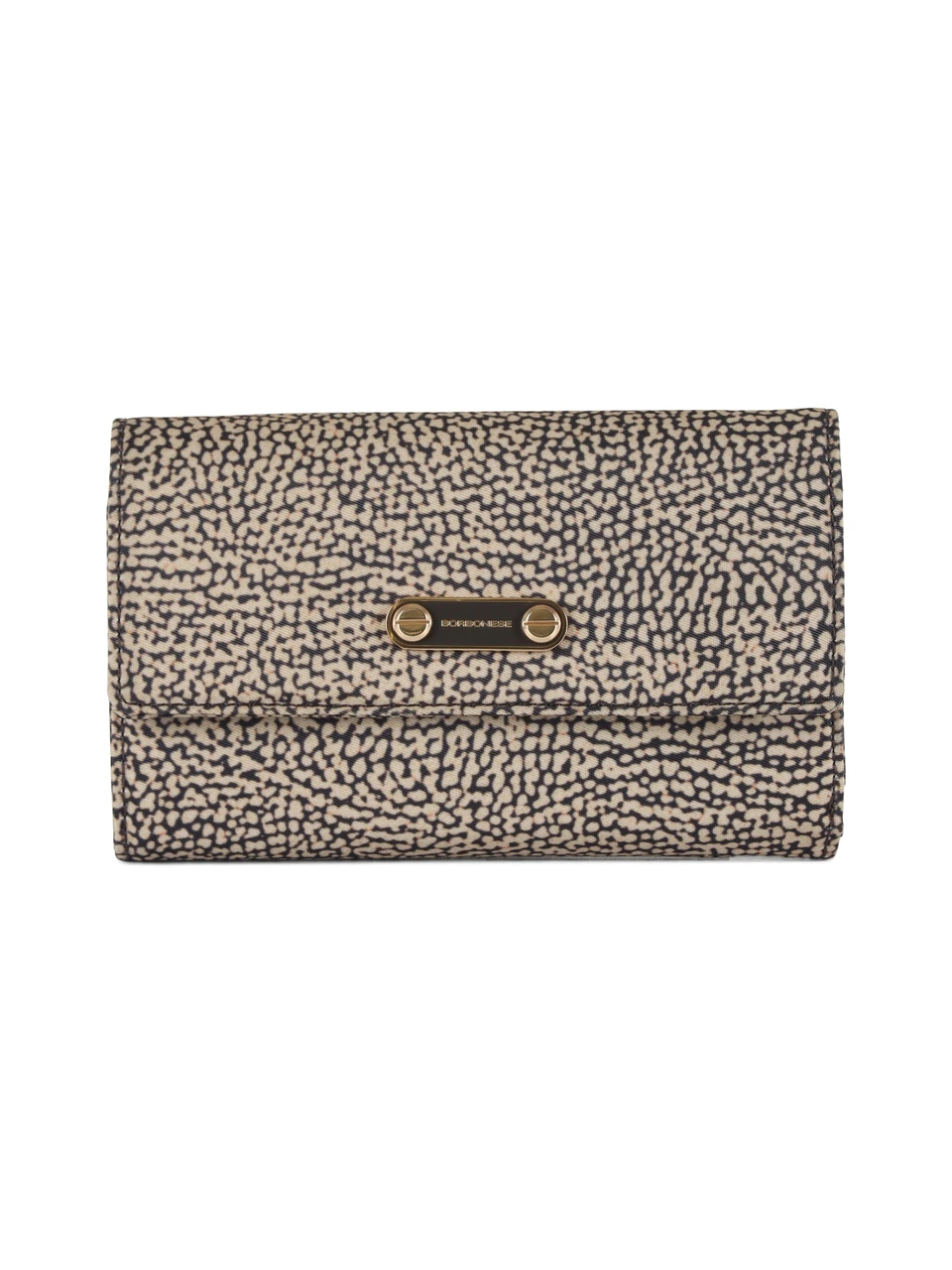 BEIGE | Portafoglio Medium in tessuto OP con patta