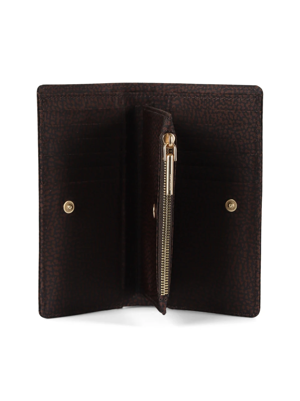 MARRONE | Portafoglio Medium in tessuto OP