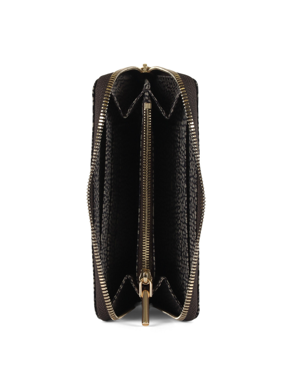 TORTORA | Portafoglio Medium Zip Around in tessuto OP