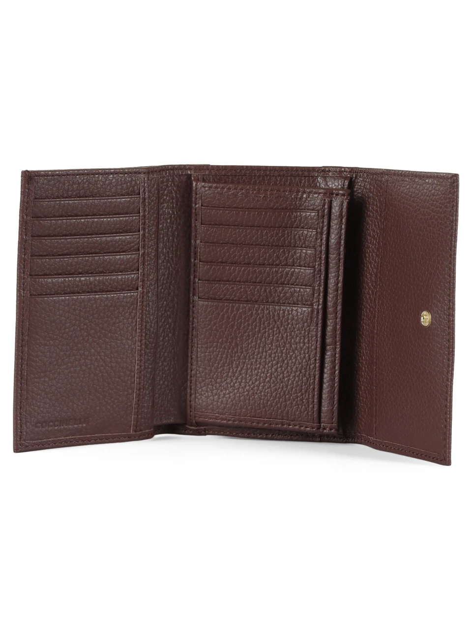 MERLOT | Portafoglio in pelle martellata METALLIC Medium