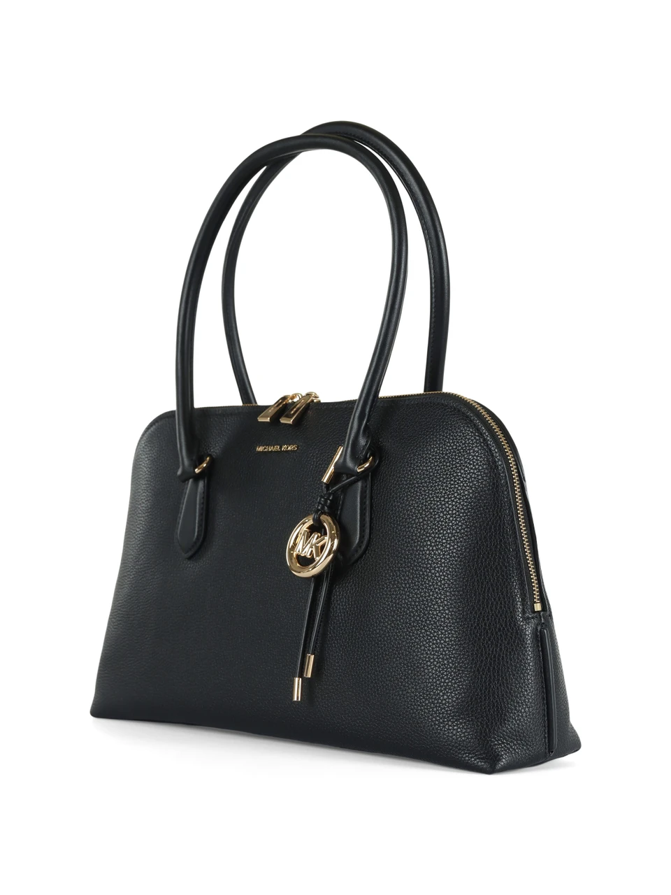NERO | Borsa a spalla in pelle martellata SHAYE Large