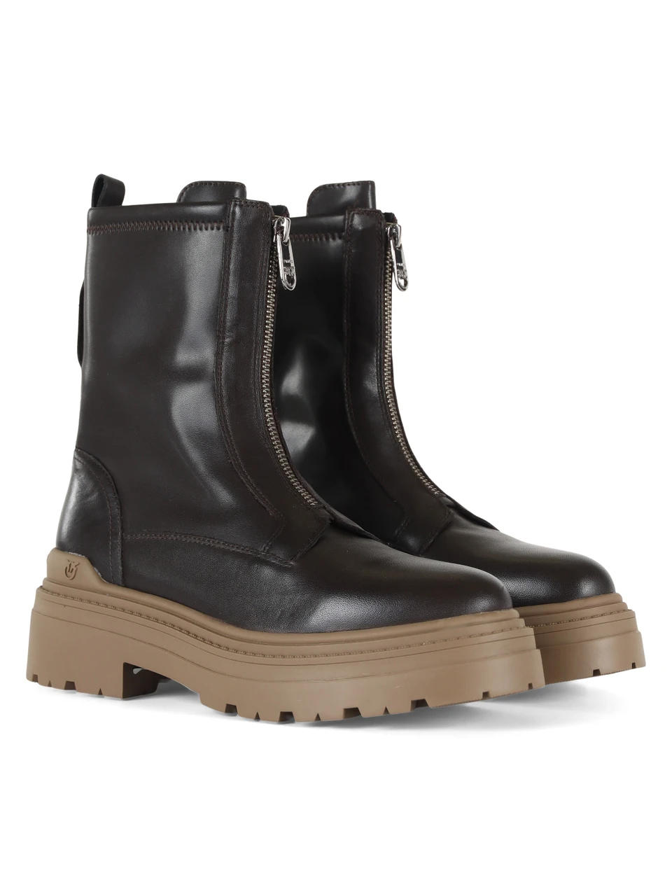 MARRONE | Stivaletti in pelle ed ecopelle MIA 13