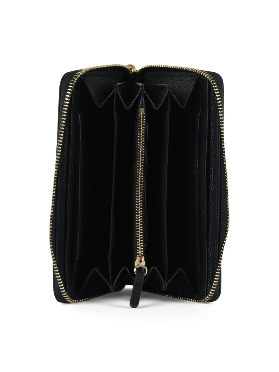 NERO | Portafoglio in pelle martellata METALLIC Large