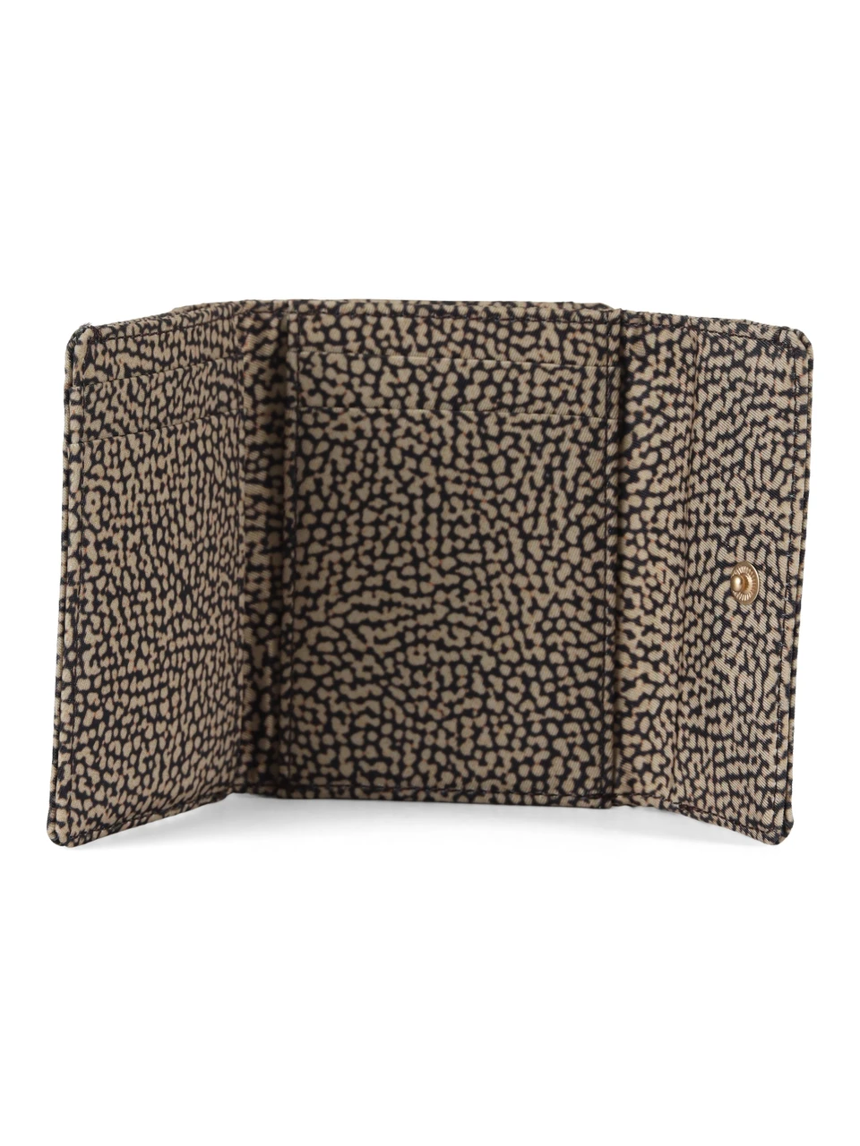 BEIGE | Portafoglio Small in tessuto OP con patta