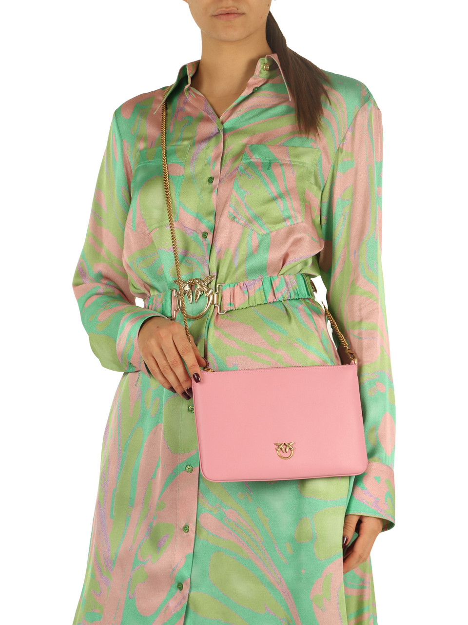 ROSA | Pochette in pelle FLAT CLASSIC